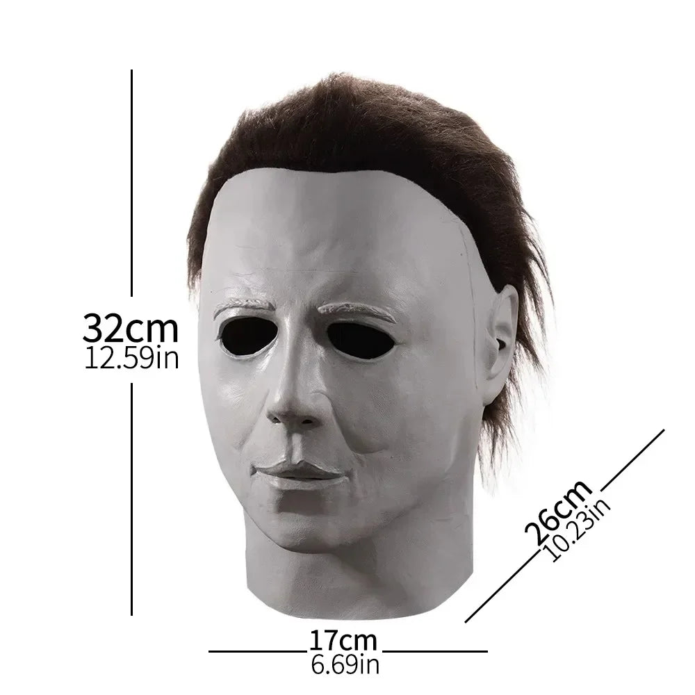 Halloween Cosplay Michael Myers Mask 1978 Latex Mask Realistic Horror Mask Scary Cosplay Mask Carnival Masquerade Party Props