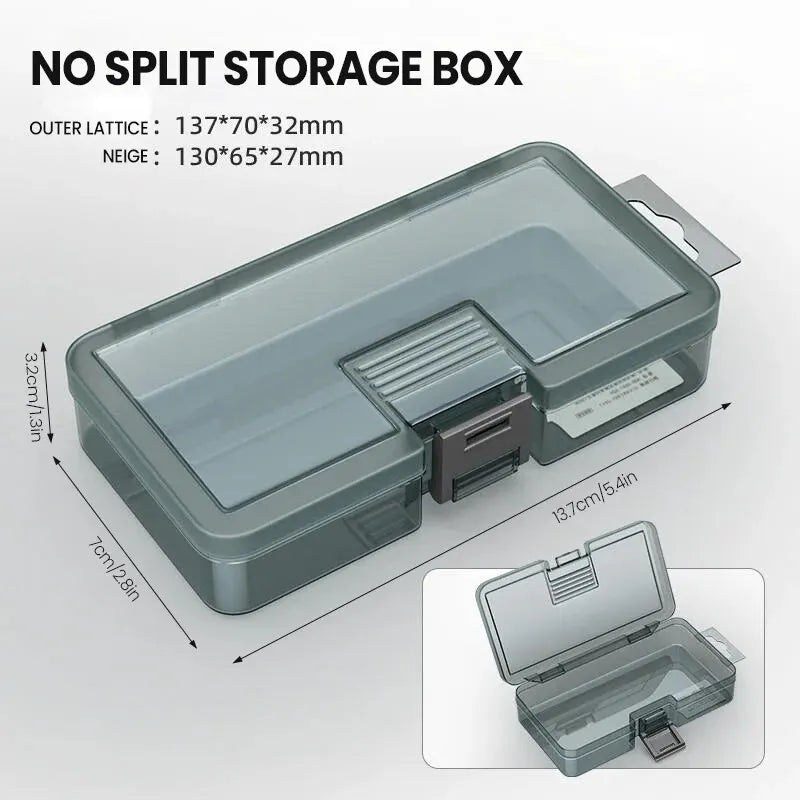 AIRAJ Adjustable Plastic Tool Organizer Box – Screw, Drill Bit & Small Parts Storage Case with Removable Dividers