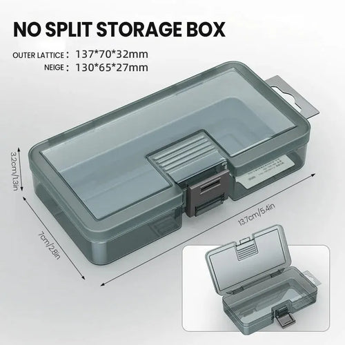 AIRAJ Adjustable Plastic Tool Organizer Box – Screw, Drill Bit & Small Parts Storage Case with Removable Dividers