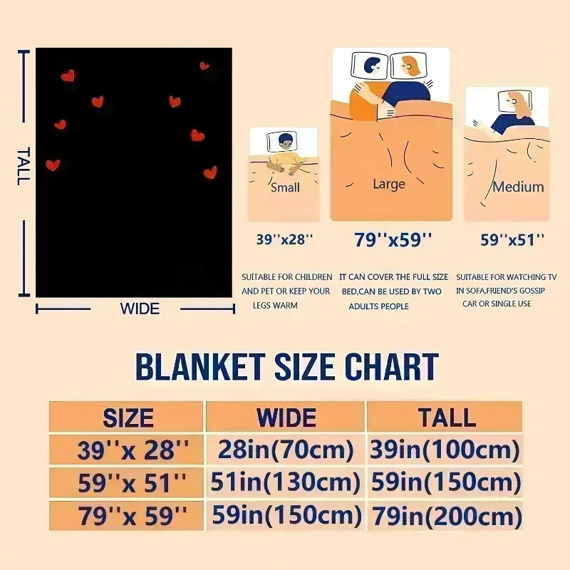 1PC Halloween Throw Blanket Black Bat Pumpkin Ghost Skull Thin Blanket Gifts for Decor Couch Bed Car Home Camping all season use