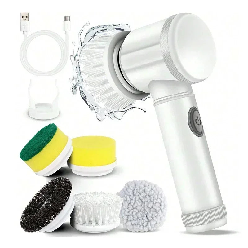 Electric Spin Scrubber (5 Heads)