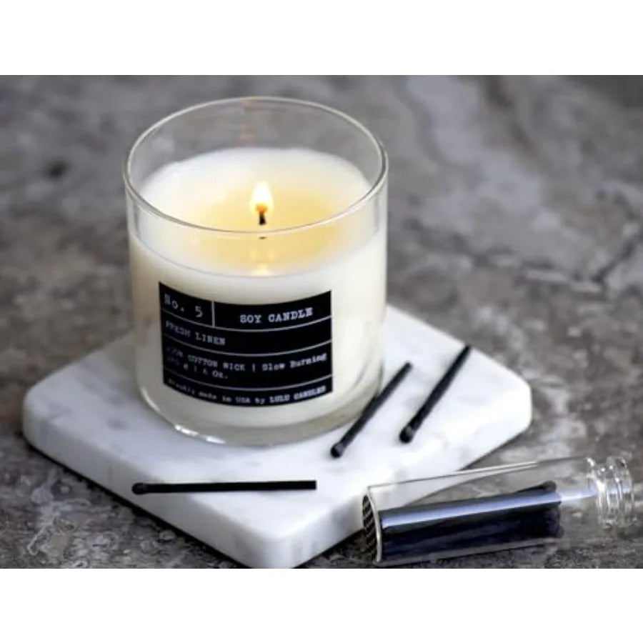 Lavender Bergamot Luxury Scented Soy Candle – Long Lasting