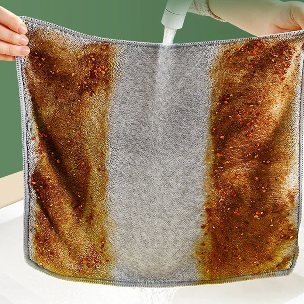 Reusable Bamboo Cleaning Cloth Set