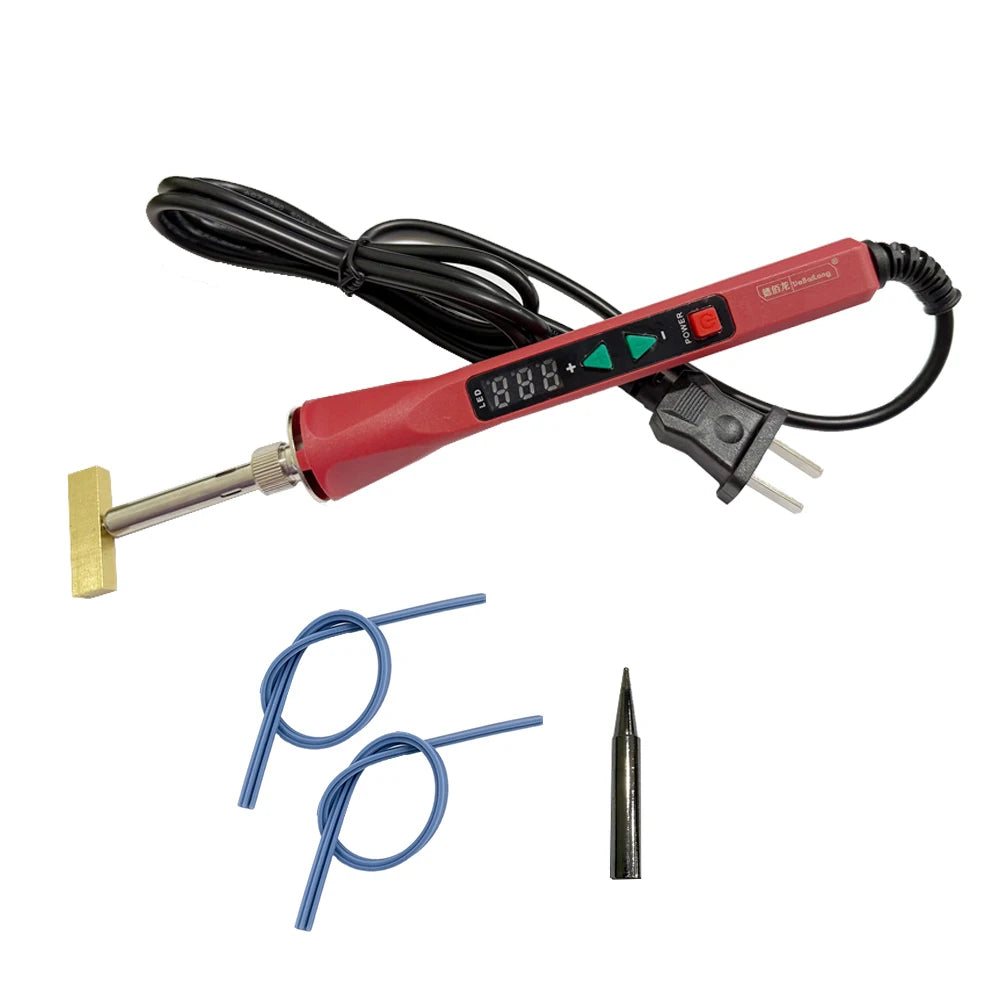 100W 220V Soldering Iron Kit with T Heads & Temp Control