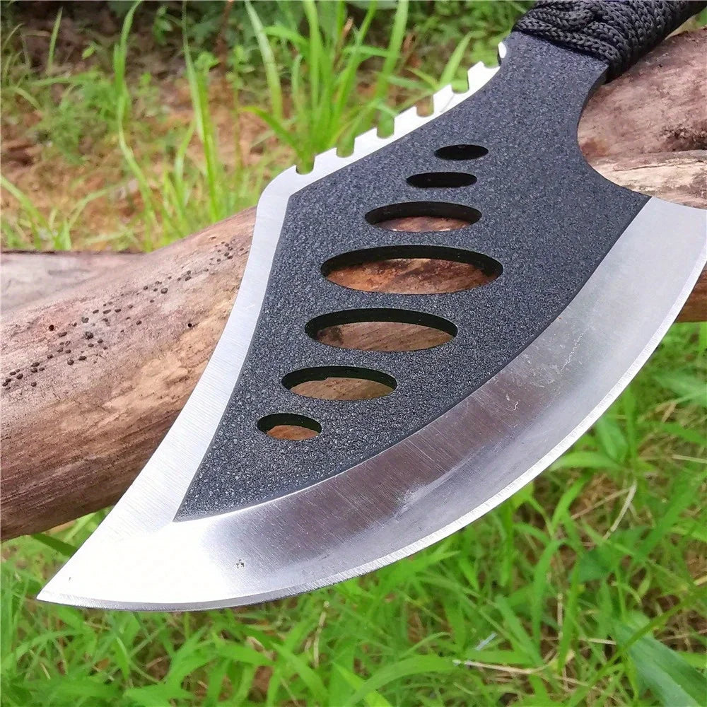 Portable Camping Axe & Knife Set, Full Tang 58HRC Non-Slip