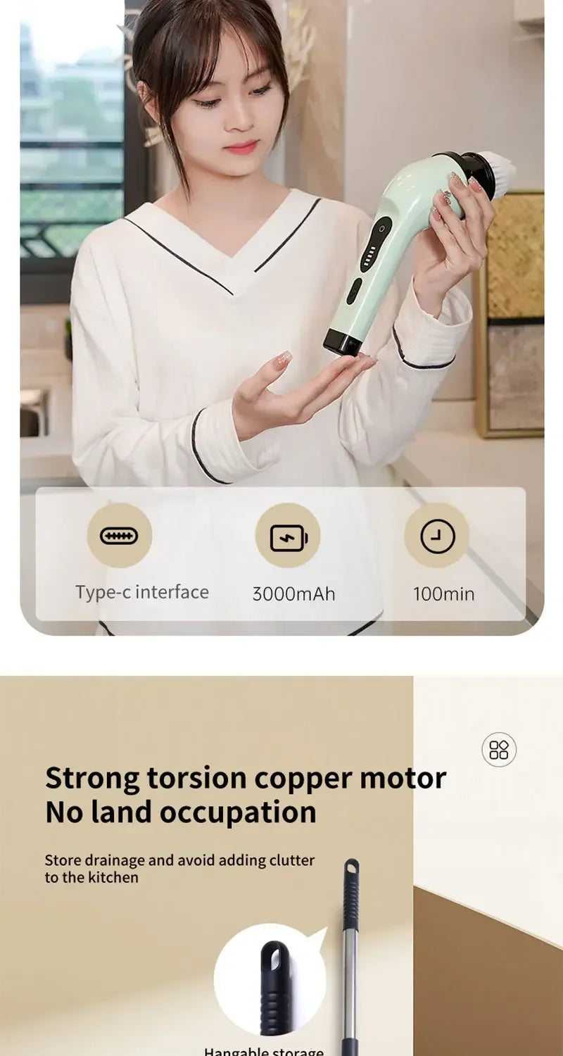 Cordless Electric Cleaning Brush