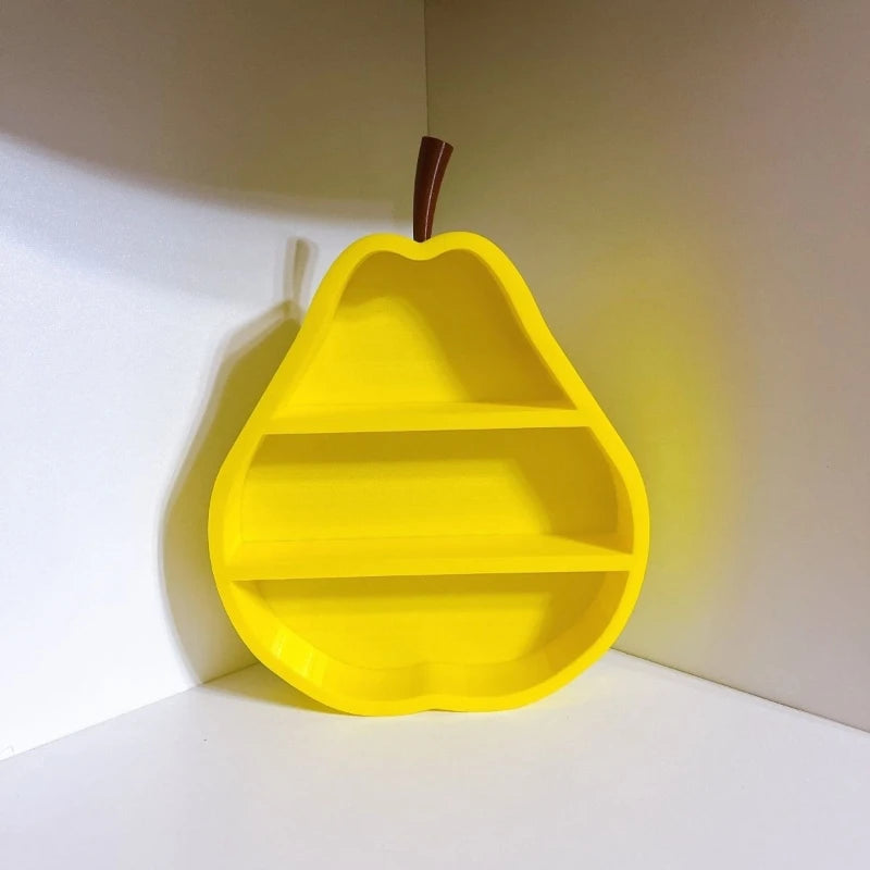 Kawaii Red Apple Mini Display Storage Box Creative Rack Storage Rack Desktop for Trendy Figure Pops Mart Blind Box Wholesales