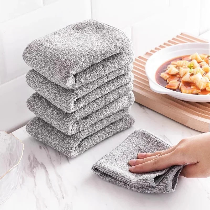 Reusable Bamboo Cleaning Cloth Set