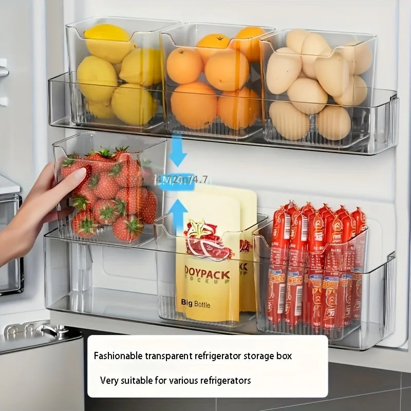 3Pcs Space-Saving Refrigerator Side Door Organizer Set