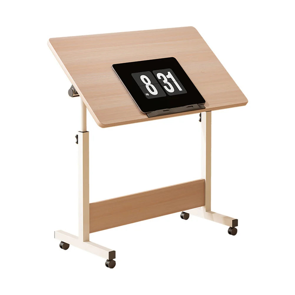 Adjustable Mobile Standing Desk with Wheels – 80x40cm
