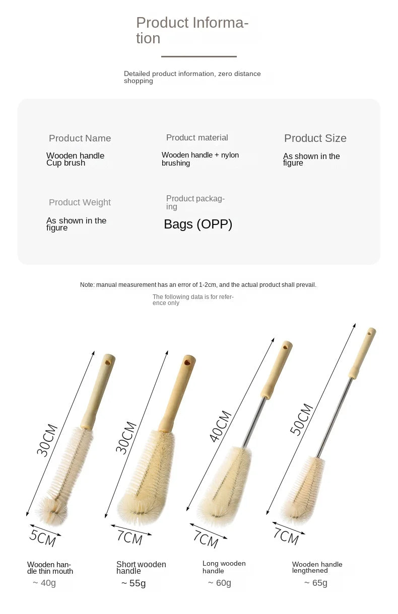 Eco Dish Washing Brush Wooden Handle