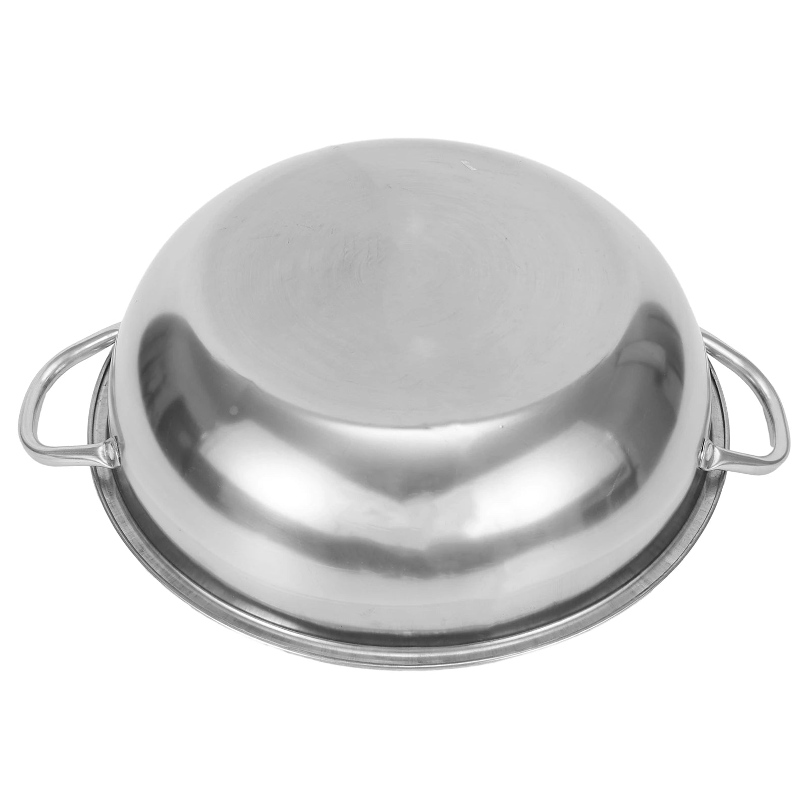 28cm Stainless Steel Double Hotpot Cooker for Gas Stove