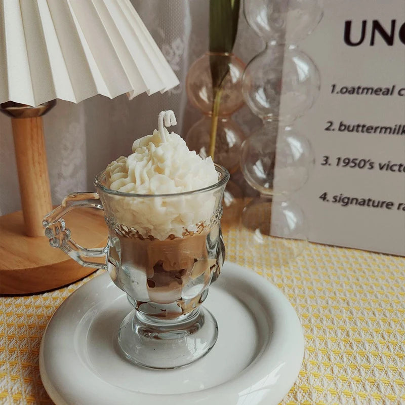 Soy Wax Iced Coffee Candle – Handmade Aromatherapy Decor