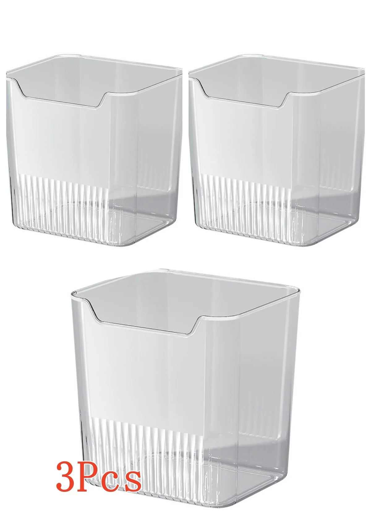 3Pcs Space-Saving Refrigerator Side Door Organizer Set