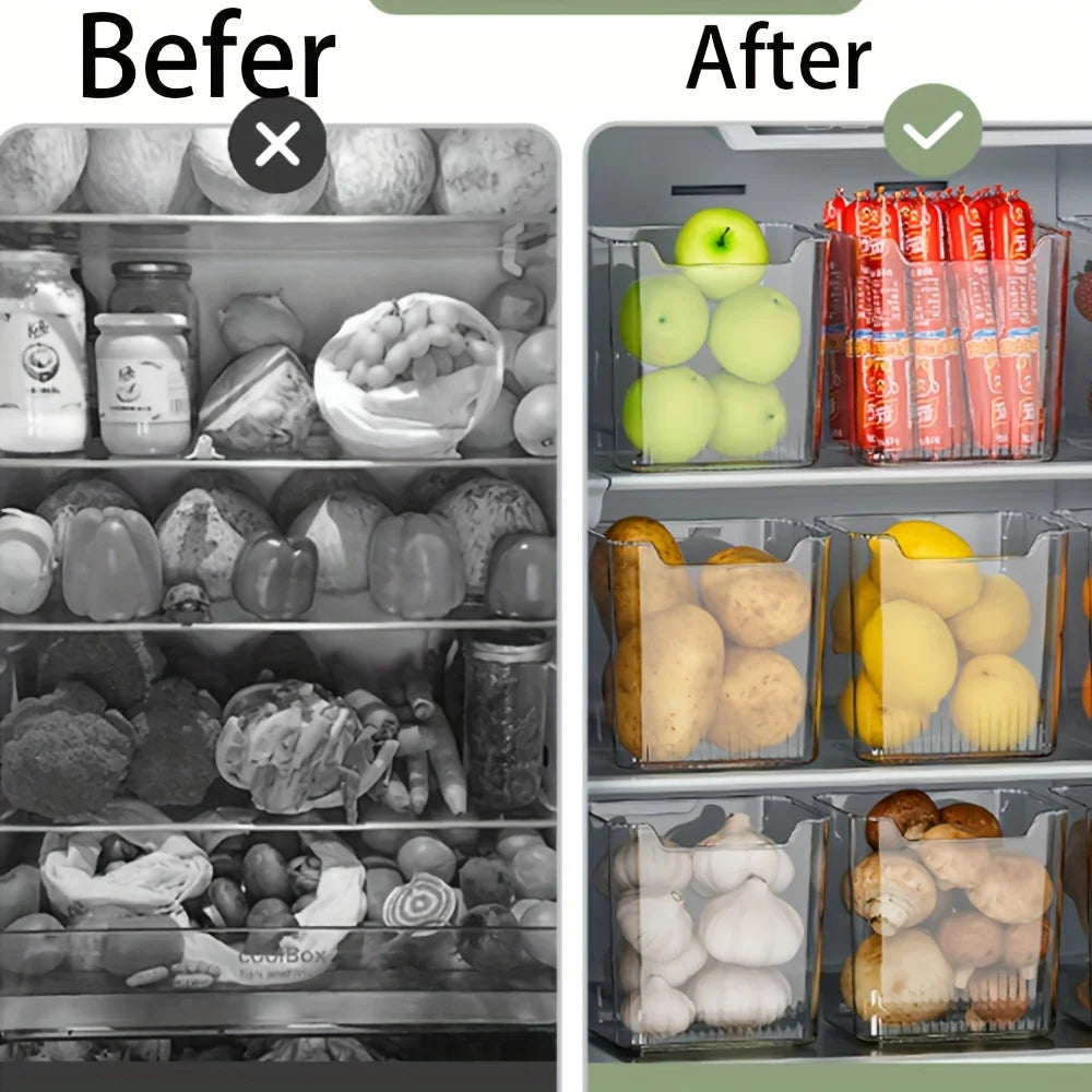 3Pcs Space-Saving Refrigerator Side Door Organizer Set