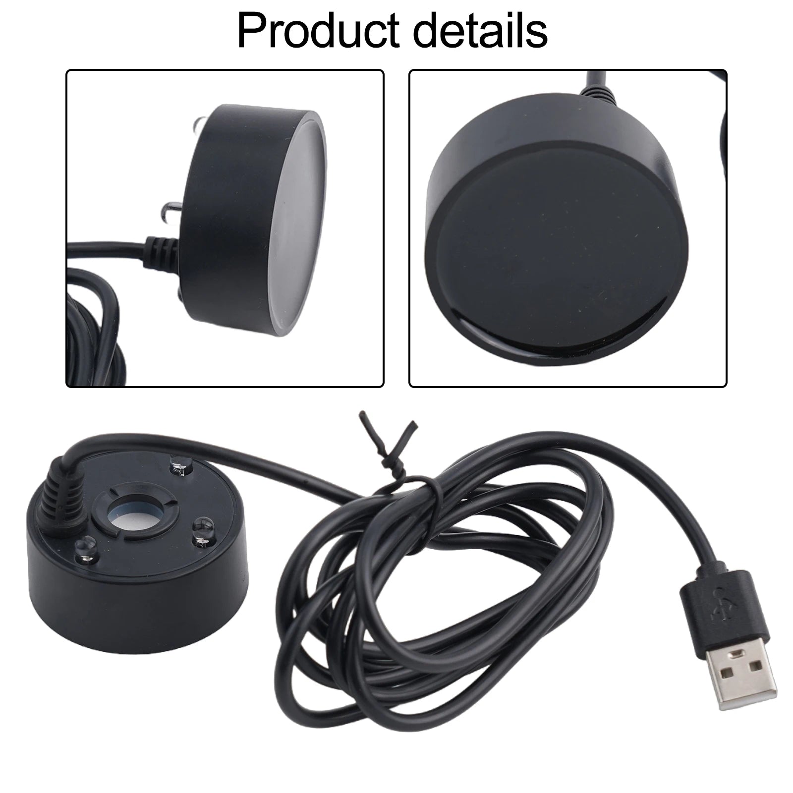5V USB Mist Maker Fogger With Fog Maker Machine LED Colorful Lights Small Rockery Water Fish Tank Landscape Spray
