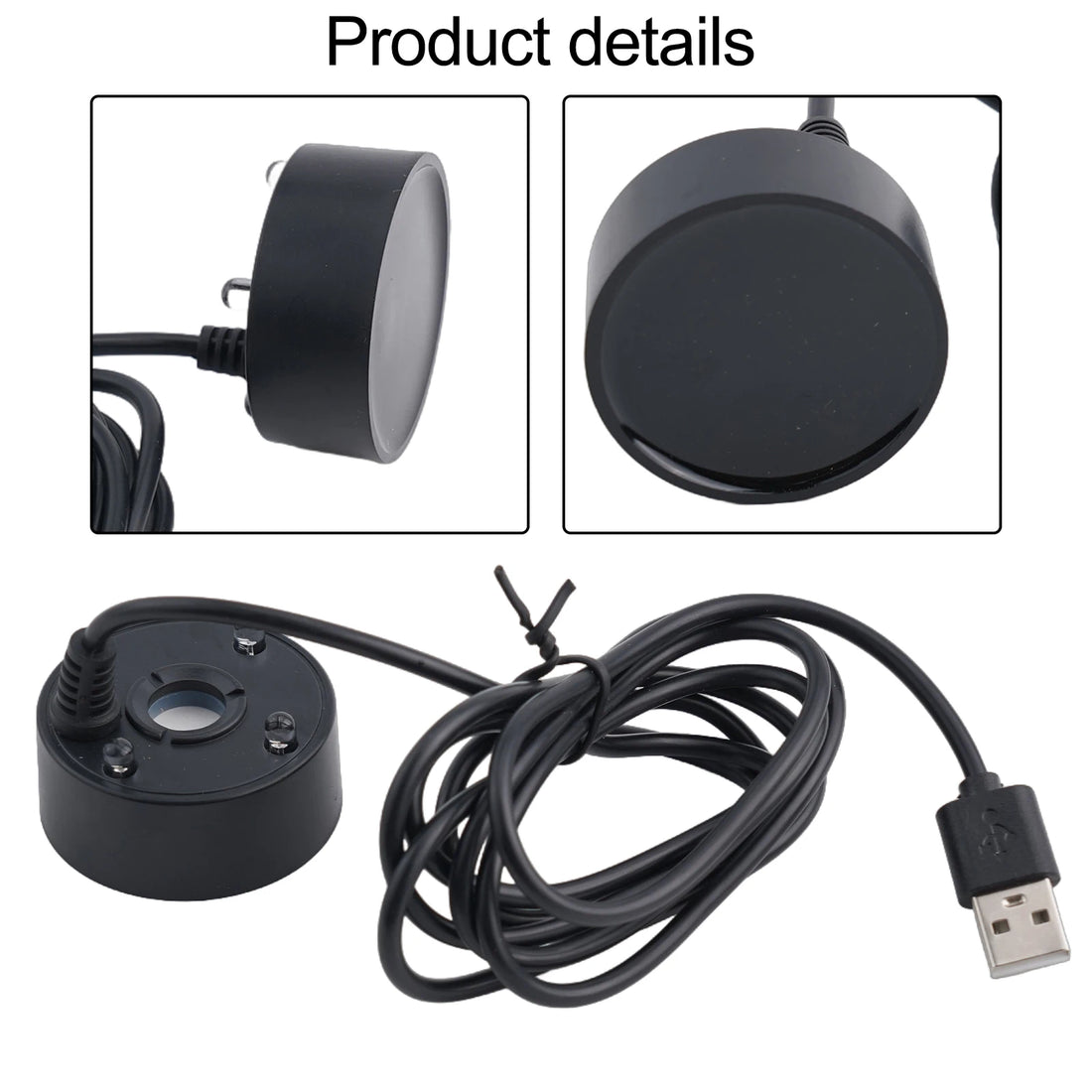 5V USB Mist Maker Fogger With Fog Maker Machine LED Colorful Lights Small Rockery Water Fish Tank Landscape Spray
