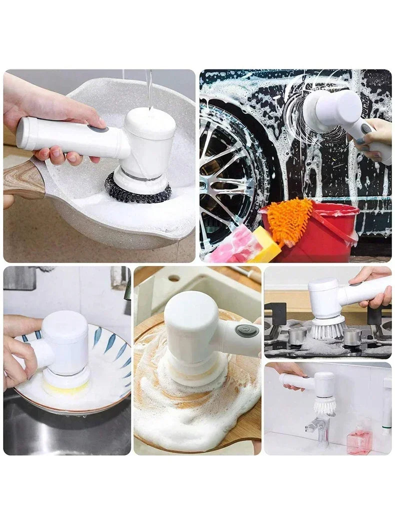 Electric Spin Scrubber (5 Heads)