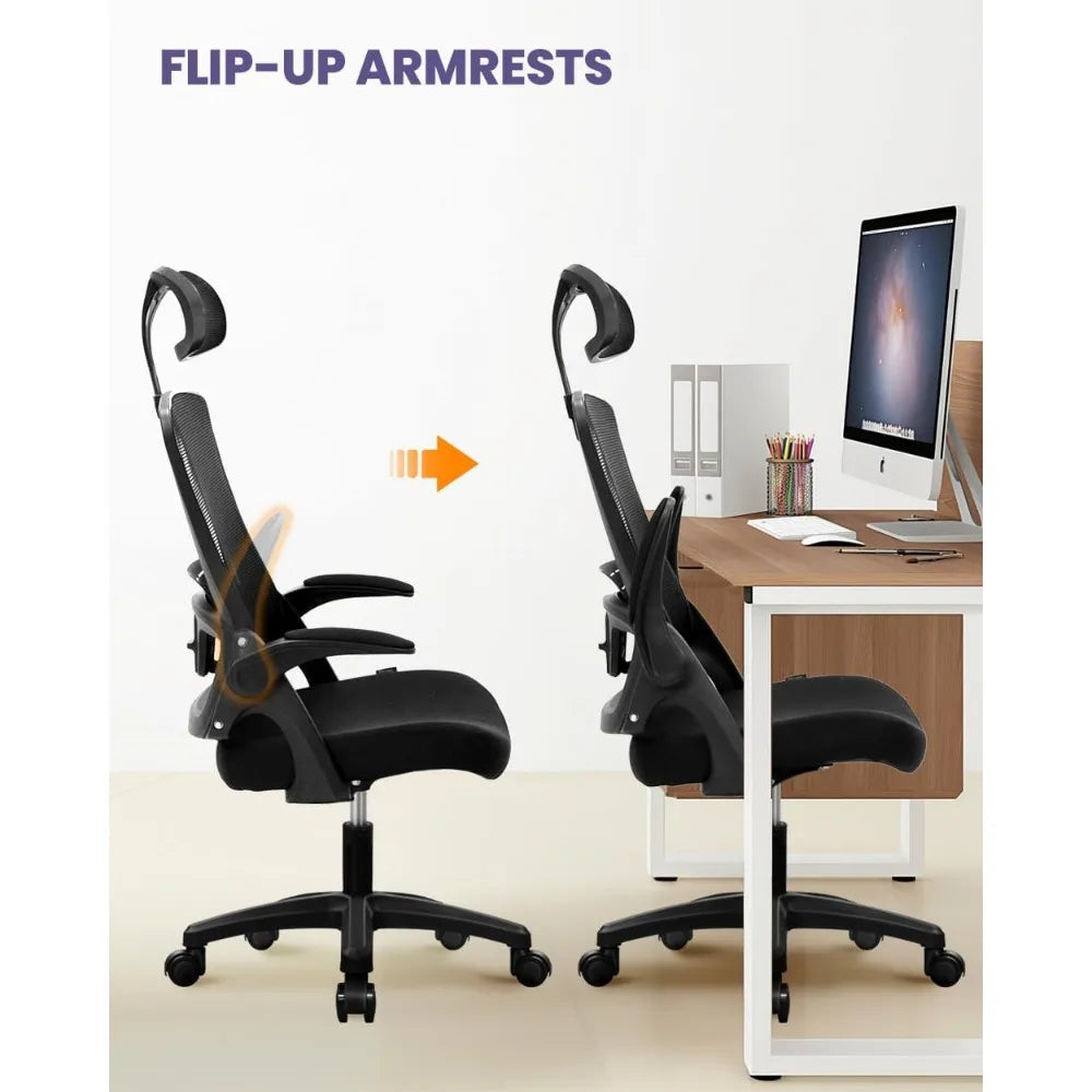 Ergonomic High Back Mesh Office Chair Black