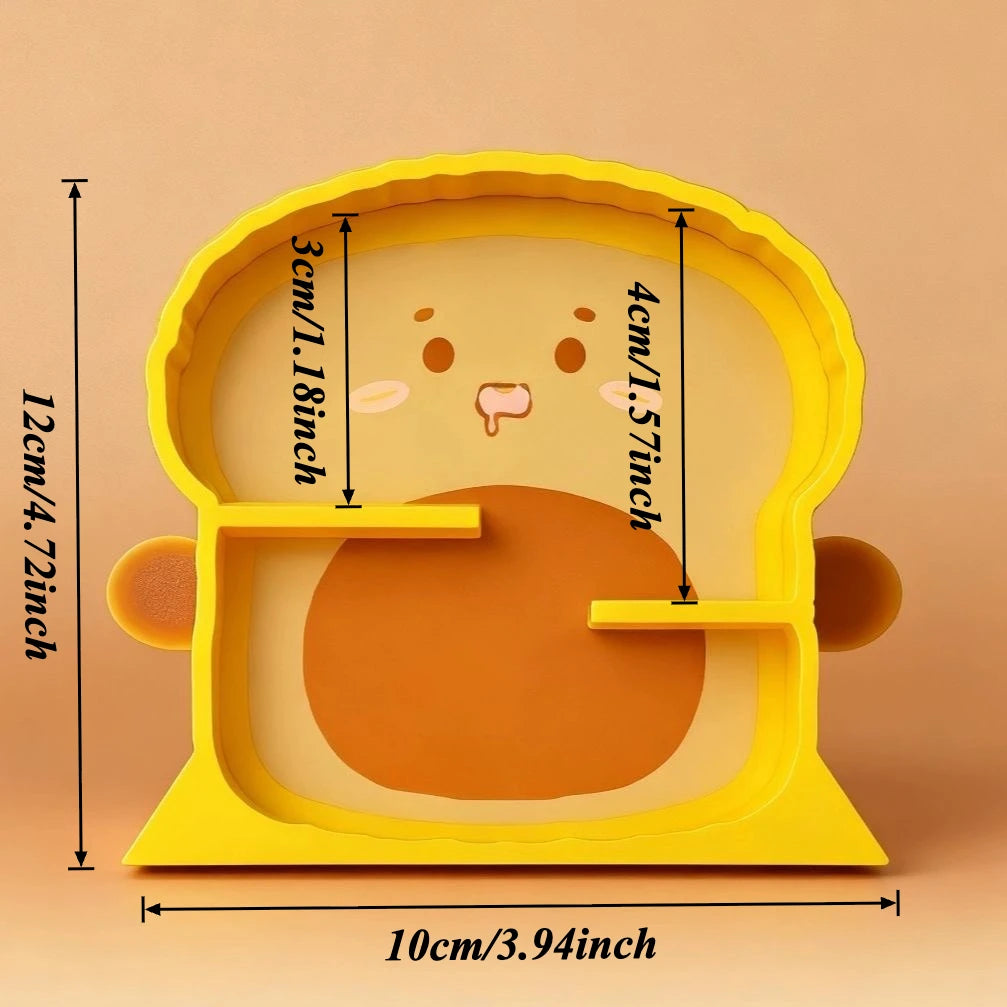 Kawaii Red Apple Mini Display Storage Box Creative Rack Storage Rack Desktop for Trendy Figure Pops Mart Blind Box Wholesales