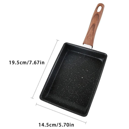 Non-Stick Tamagoyaki Pan Japanese Egg Skillet with Tools