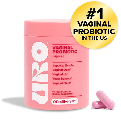 URO Women’s Probiotics – 60 Count | Lactobacillus + Prebiotics for Digestive & Urinary Health
